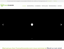 Tablet Screenshot of francegrossiste.com